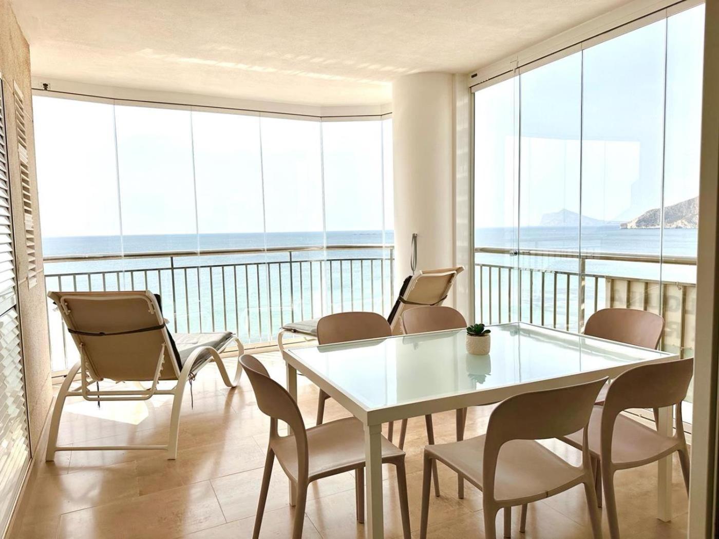 Porto Azul 10A Frontal Penon & Sea View First Line Arenal Beach Calp Exterior foto